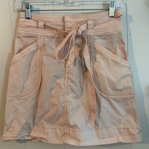 Anthropologie Pilcro And The Letterpress Womens peach Color Mini Skirt Size 0